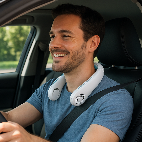 Draagbare Bladloze Nekventilator